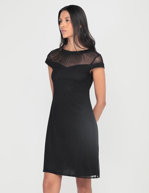 Vestido corto casual Metropolis para mujer