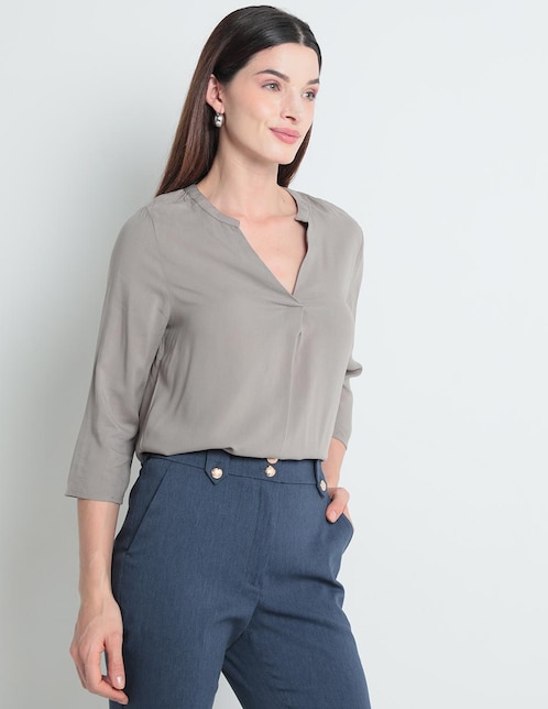Blusa manga 3/4 para mujer 1