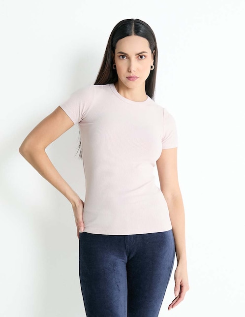 PLAYERA COM25642-01, M, VIOLETA SUAVE