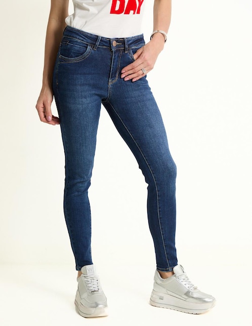 Jeans skinny para mujer 1