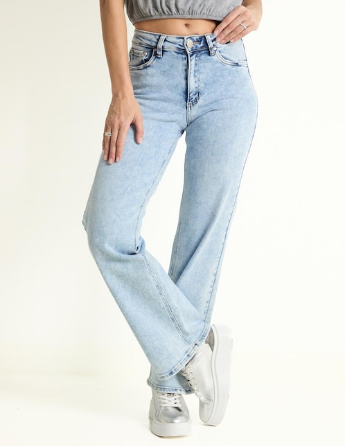 Jeans cargo baggy Contempo para mujer