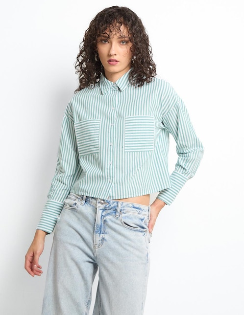 Blusa manga corta para mujer 1