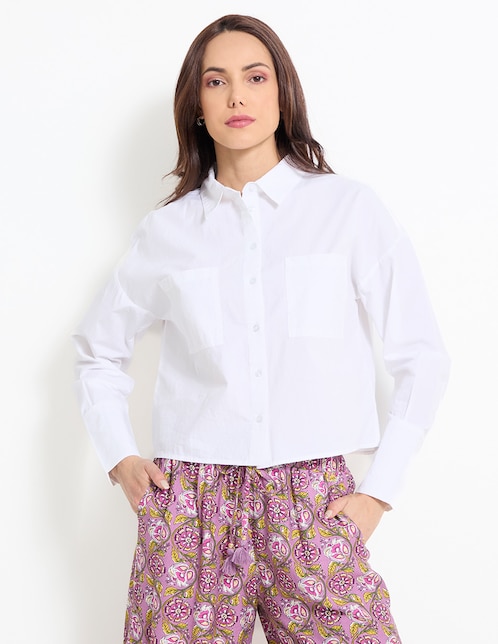 BLUSA COM25217-07H CONTEMP, EG, BLANCO