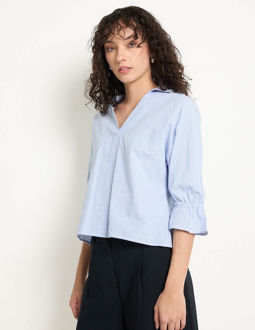 Blusa manga 3/4 para mujer 1