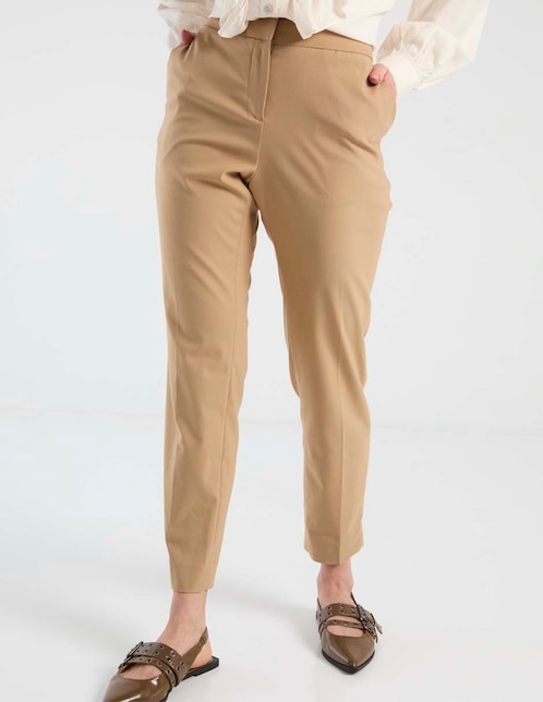 PANTALON CONTEMPO, 34, LATTE COM25011-1