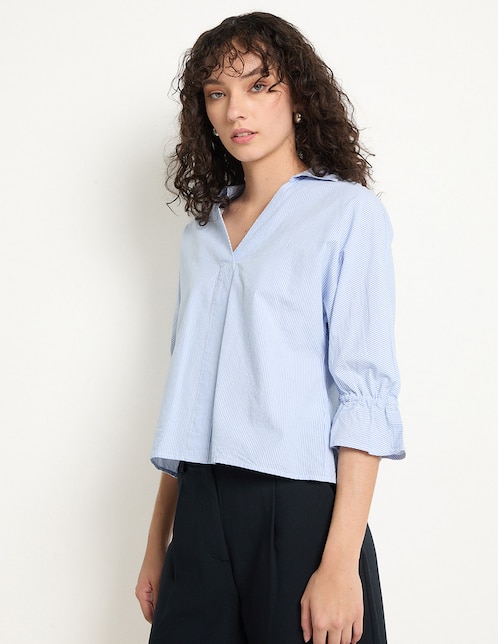 Blusa manga 3/4 para mujer