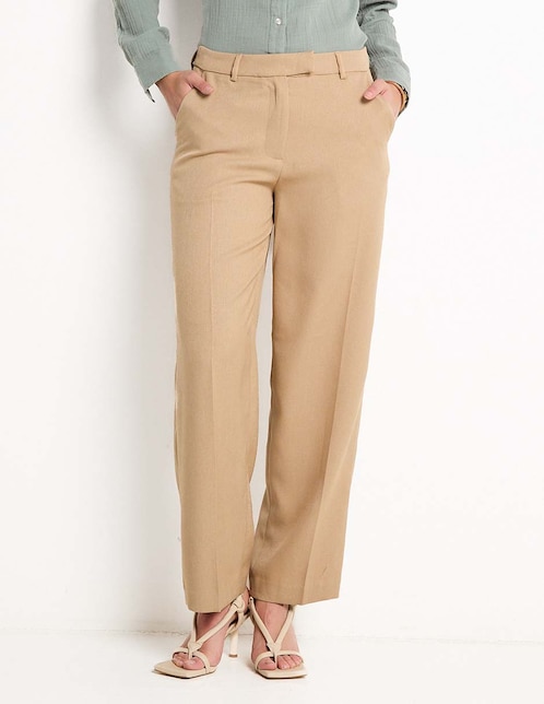 Pantalón de vestir straight para mujer 1