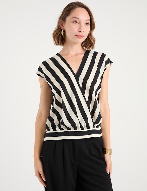Blusa manga corta para mujer 1