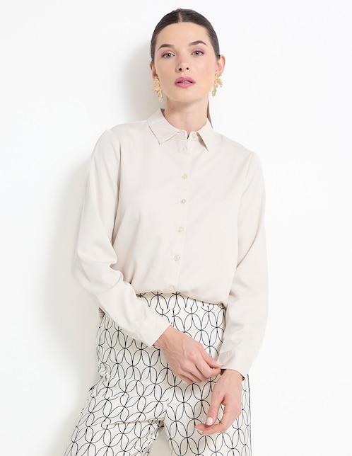 Blusa manga larga para mujer 1