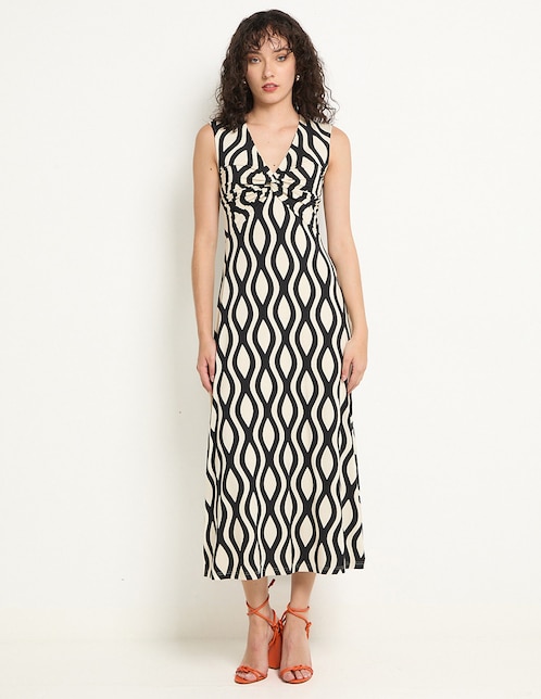 Vestido crop casual Contempo para mujer