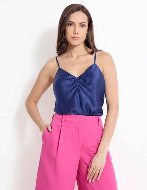 Top escote V tirante ajustable 1