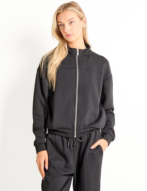 CHAMARRA CONTEMPO, M, NEGRO LISO COMR25