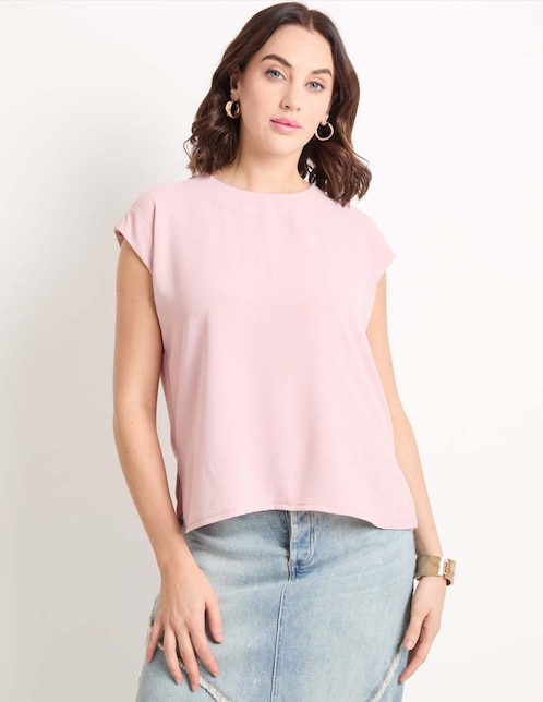 Blusa manga corta para mujer 1