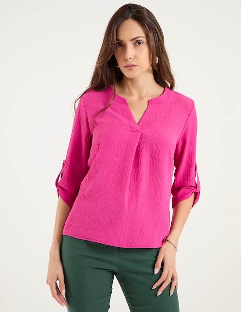 Blusa manga 3/4 para mujer 1