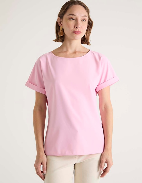 Blusa manga corta para mujer 1