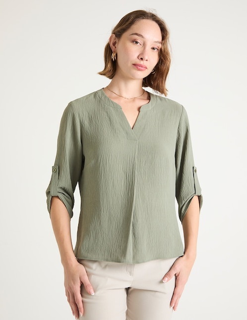 Blusa manga 3/4 para mujer 1