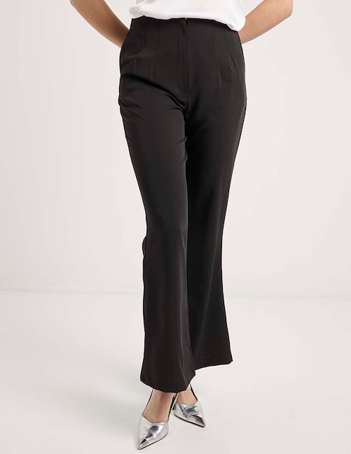 Pantalón acampanado amplio para mujer 1
