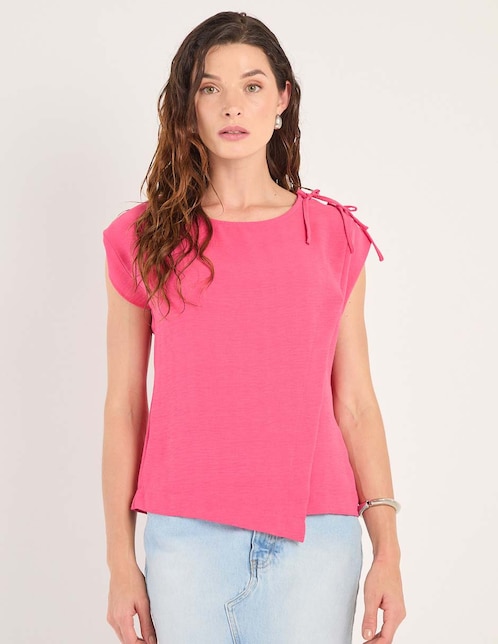 Blusa manga corta para mujer 1