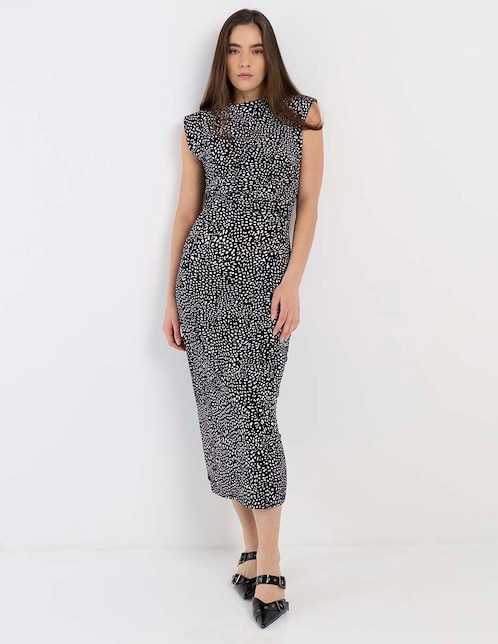 Vestido crop formal Contempo para mujer