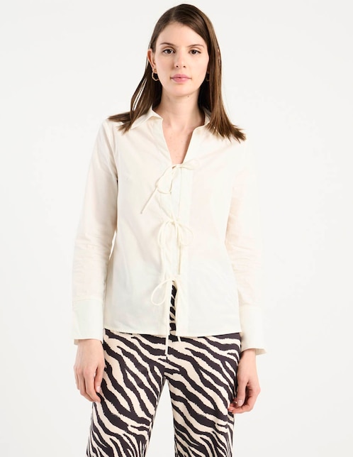 BLUSA COM26188-B06 CONTEMP, ECH, HUESO