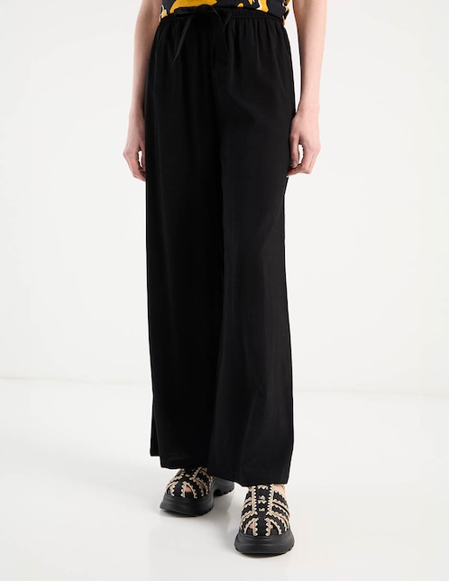 Pantalón relaxed wide leg para mujer 1