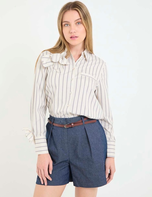 Blusa manga larga para mujer 1