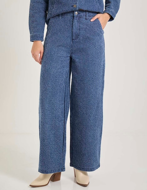 Pantalón relaxed amplio para mujer 1