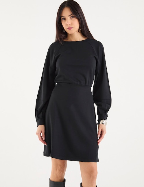 Vestido a la rodilla Contempo para mujer