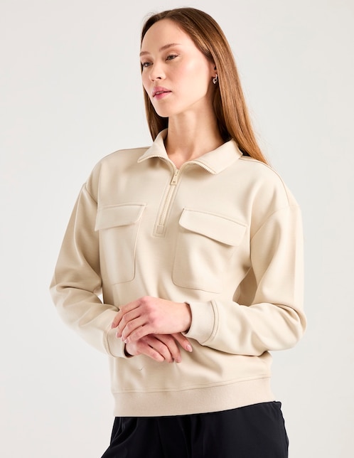 Sudadera con bolsillos para mujer 1