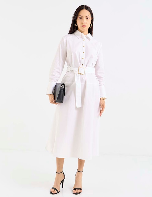 Vestido crop casual Contempo para mujer