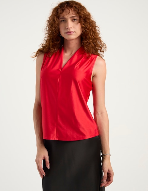 Blusa sin manga para mujer 1