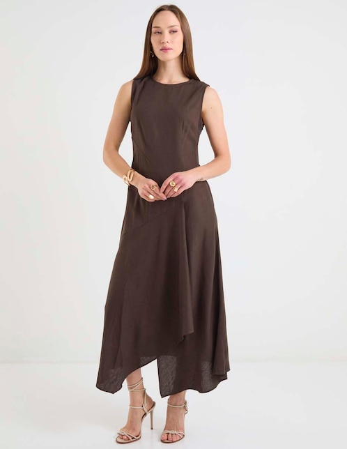 Vestido crop de fiesta Contempo