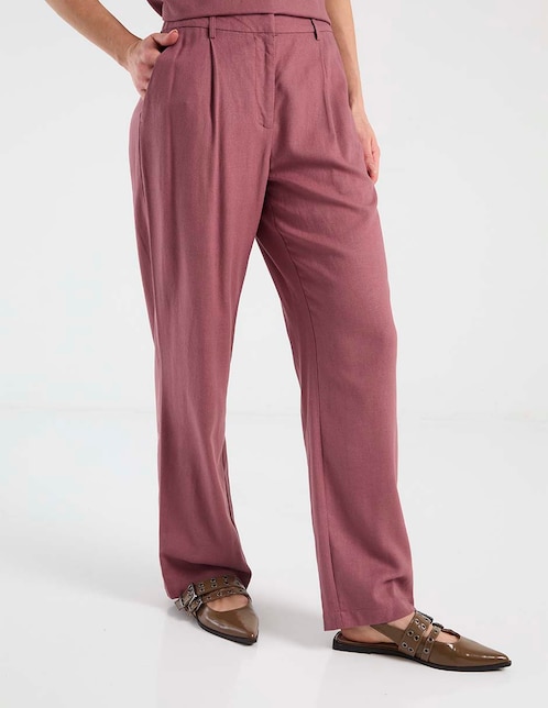 Pantalón relaxed regular para mujer 1