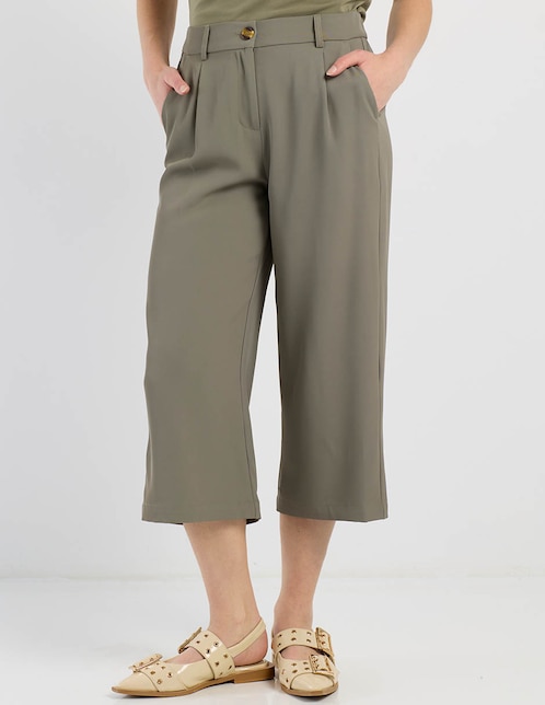 Pantalón capri straight para mujer 1