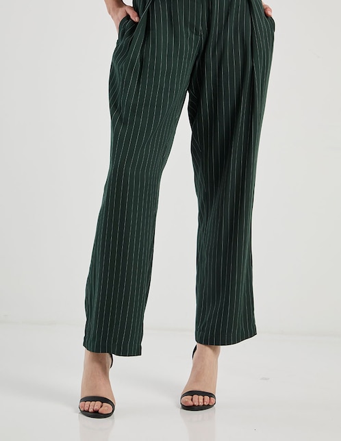 Pantalón de vestir relajado para mujer 1