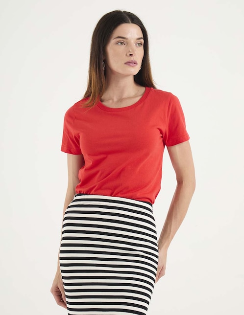 PLAYERA COM26024-01 CONTEMPO, G, ROJO
