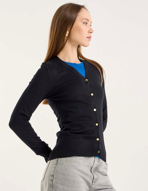 SUETER COM26075-P01 CONTEM, ECH, NEGRO