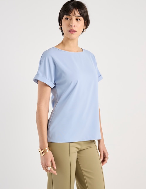 Blusa manga corta para mujer 1