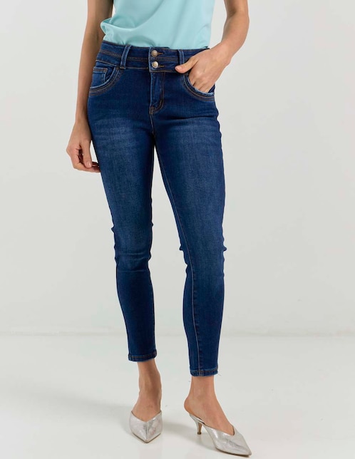 Jeans skinny para mujer 1
