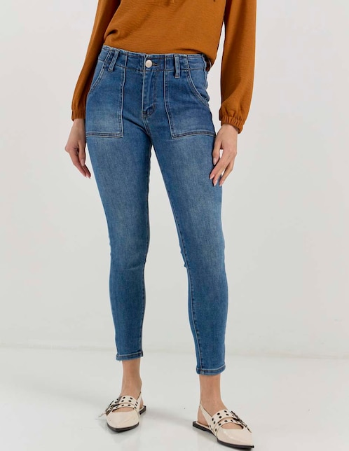 Jeans skinny Contempo para mujer