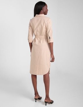Vestido midi casual Contempo para mujer