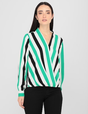 Blusa Contempo manga larga para mujer