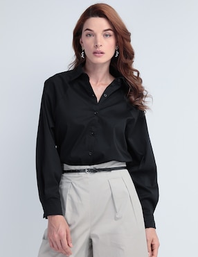 Blusa Contempo Manga Larga Para Mujer