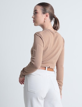 Suéter Contempo cuello redondo para mujer
