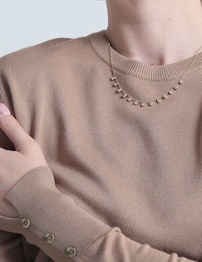 Suéter Contempo cuello redondo para mujer