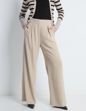 Pantalón Contempo Amplio Para Mujer