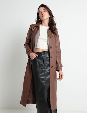 Gabardina Contempo Para Mujer