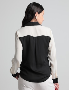 Blusa Contempo manga larga para mujer
