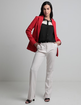 Blusa Contempo manga larga para mujer
