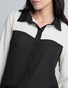 Blusa Contempo manga larga para mujer